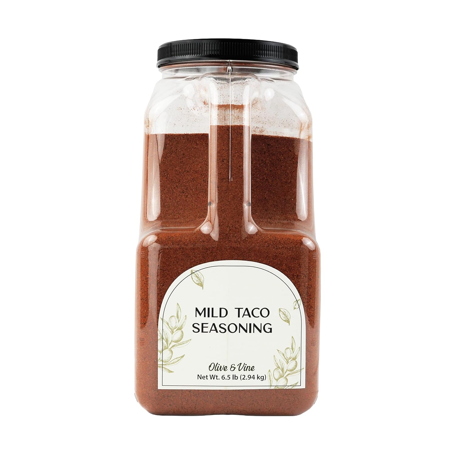 Olive & Vine Mild Taco Seasoning, Subtle Spice, For Tacos & Burritos, Rich Tradition, Authentic Taste, For Global Recipes (6.5 Pound)