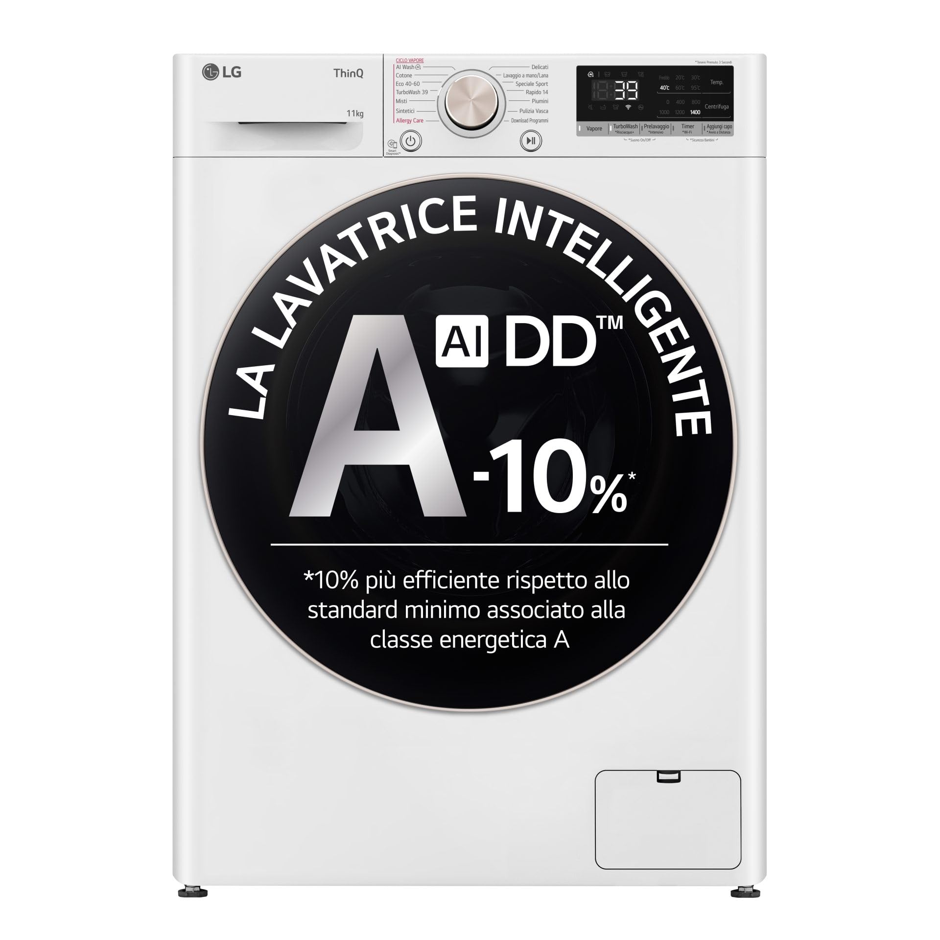 LG Machine à laver F4R7011TSWG.ABWQPIS