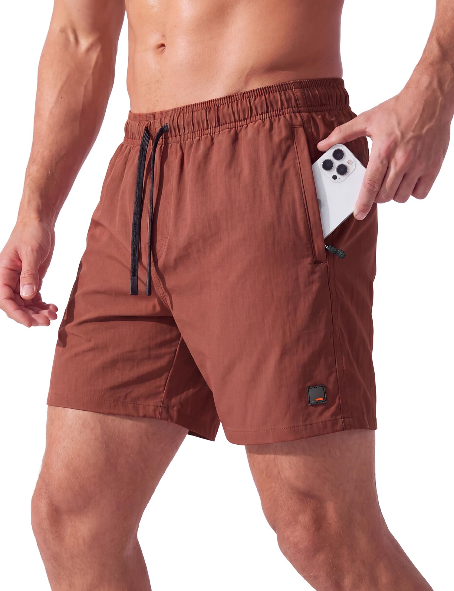 damensch Men Matte Finish, Quick-Dry Shorts DaAqua Swim Shorts-picture-30