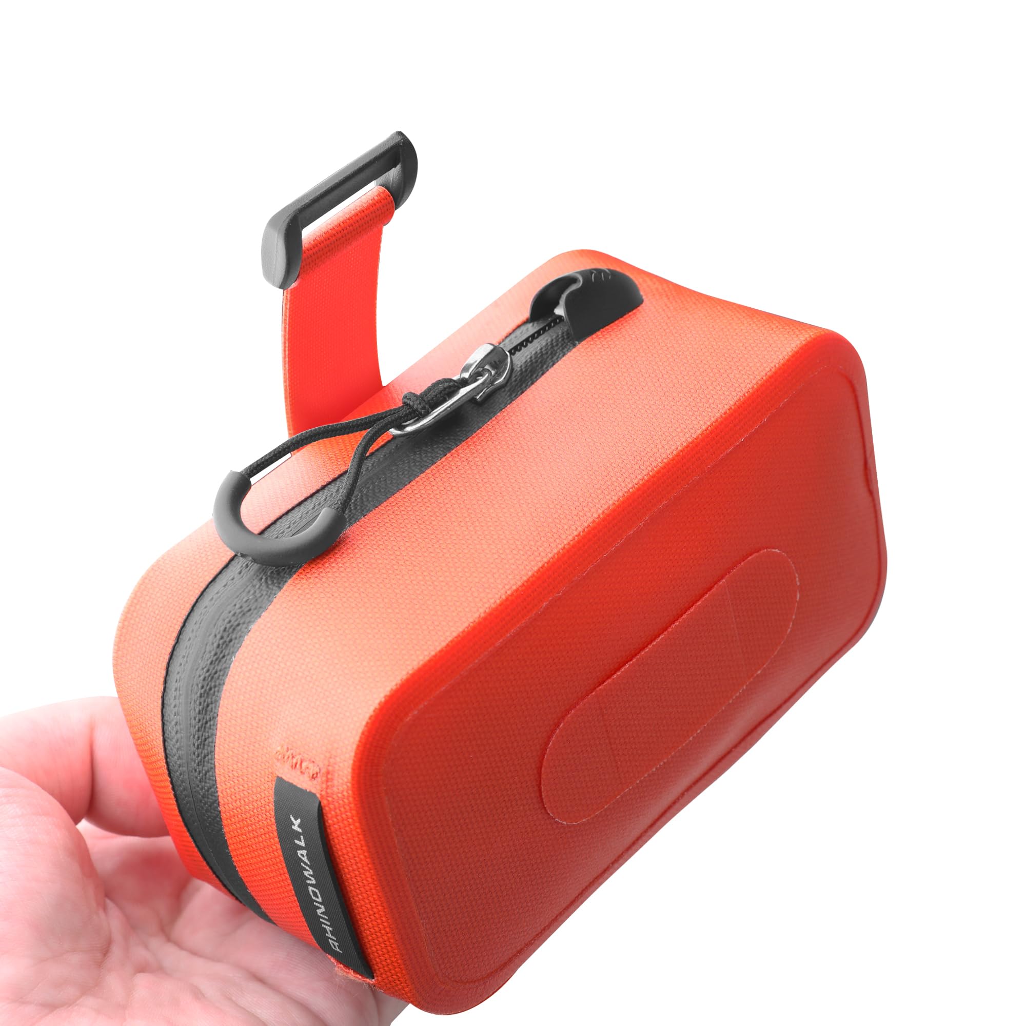 Mini Sacoche De Selle Vélo Étanche 0.4L - Avec Réflecteurs - Pour Outils, Argent, Clés - Fixation Velcro - Noire