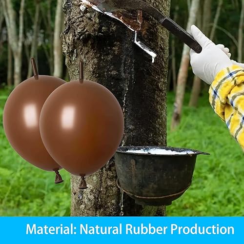 Miniatura 5 de Link Balloons - Globos de látex marrón de 12 pulgadas, 80 unidades para cumpleaños, Halloween, Navidad, fiestas y festivales