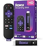 Roku Streaming Stick HD 2025 — HD Streaming Device for TV with Roku Voice Remote, Free & Live TV