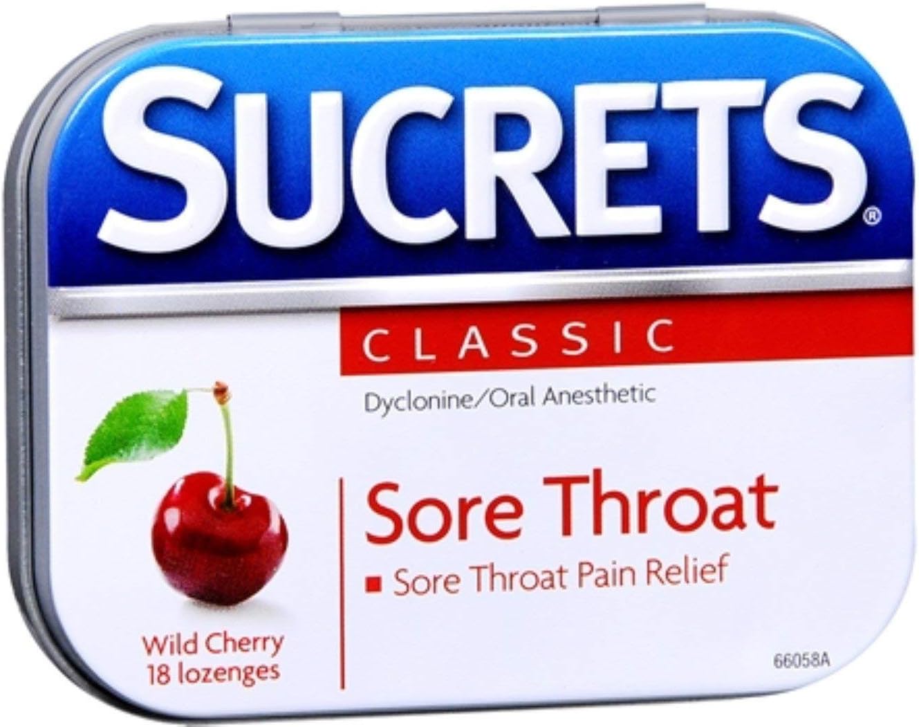 Sucrets Original Formula Sore Throat Lozenges Wild Cherry 18 Each (Pack of 9)