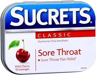 Original Formula Sore Throat Lozenges Wild Cherry 18 Each (Pack of 9)