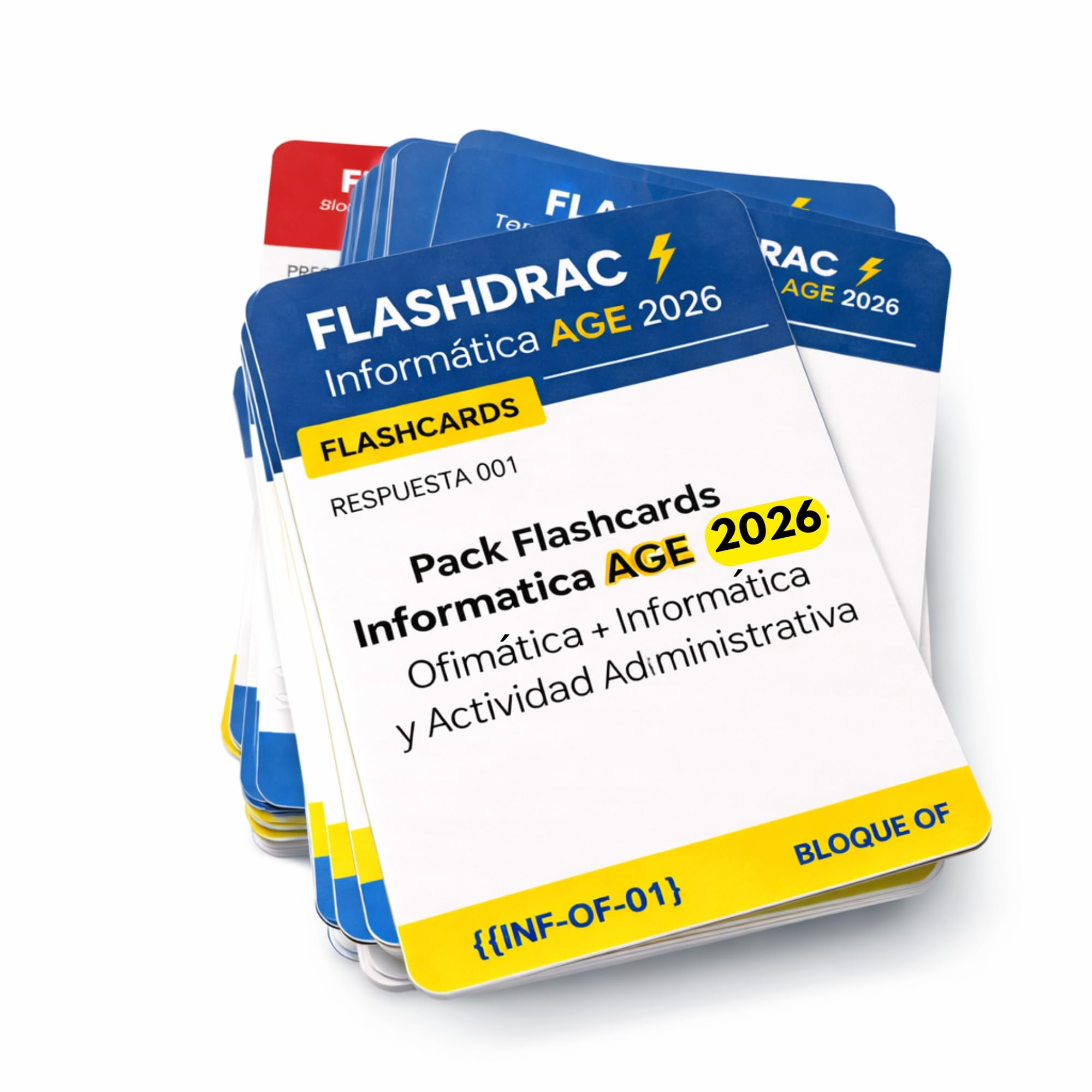 Pack Flashcards Age 2026 Completo (960 Tarjetas de Estudio) | Constitución + TREBEP + Ley 39/2015 + Ley 40/2015 + Informática (Ofimática y Administración) | Método Leitner