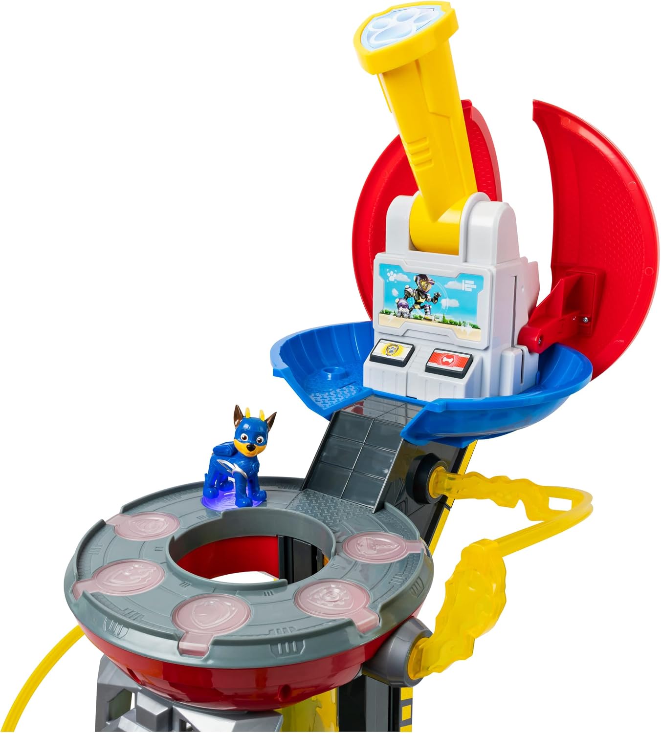 Cool Maker Paw Patrol, Mighty Pups Super Paws Lookout Tower Playset with Lights and Sounds, Toy for Ages 3 and Up