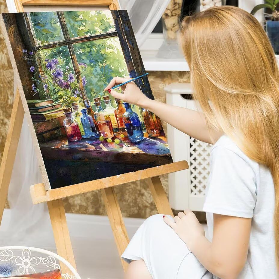 Peinture par numero enfant et adulte grand format 100x130cm kit de peinture acrylique loisir DIY
