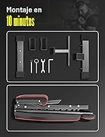 Vista 9 de Yoleo Banco de Pesas Ajustable, Banco de Entrenamiento Plegable de 660LB con Protección Extendida de Cabeza/Cuello/Soporte de Columna para Press