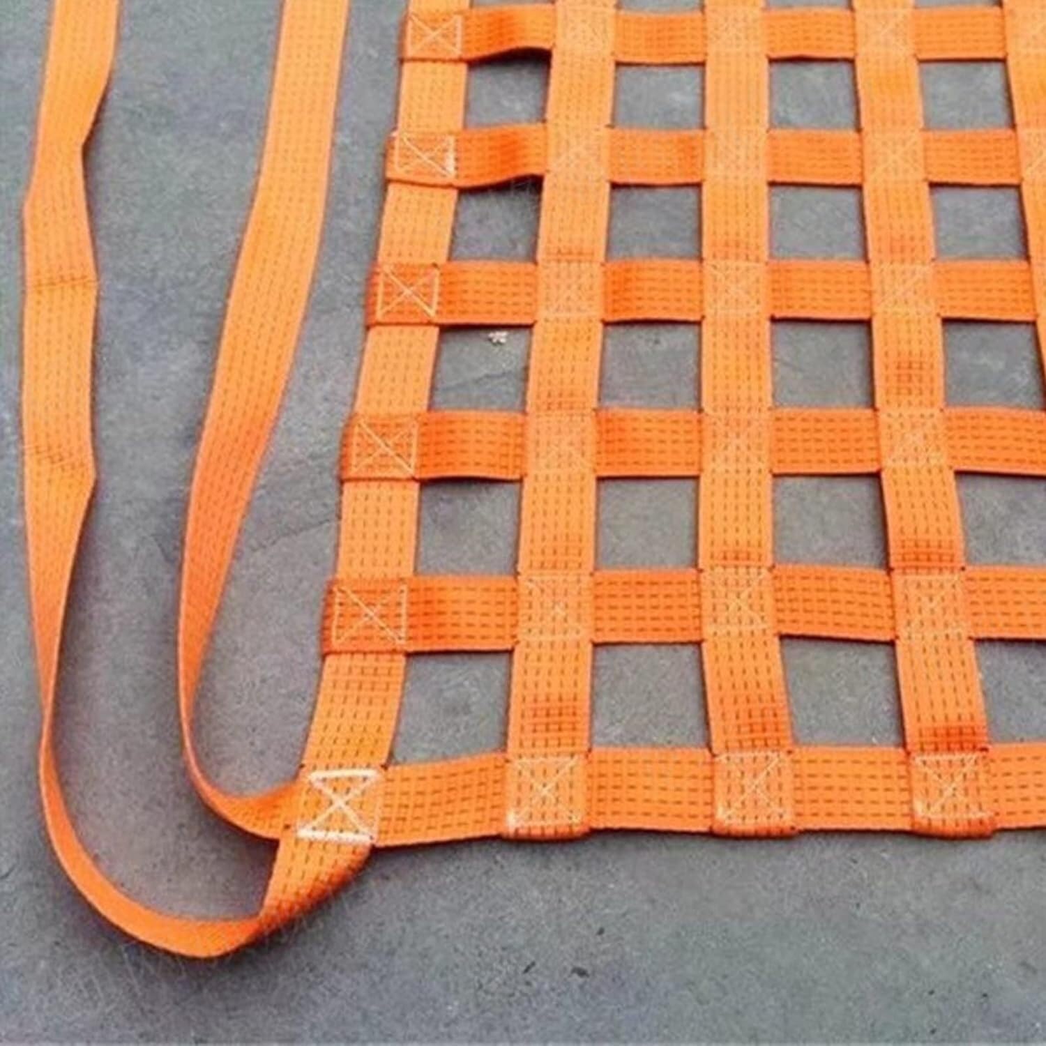 Rete di carico, Rete di Sollevamento per carichi, Rete Elastica di carico, Rete di Sollevamento in Nylon Resistente per carico e Scarico in Giardino, 2,5 x 2,5 m/Maglia 15 cm/carico Massimo