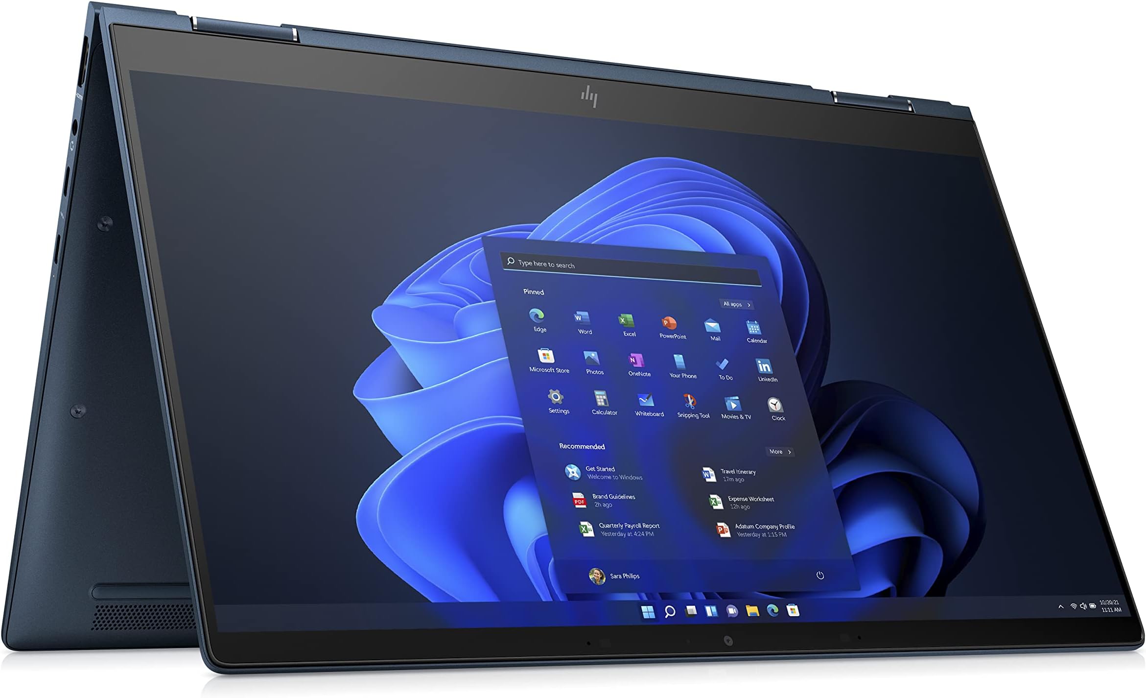 Hp Elite Dragonfly G2 2 In 1 Notebook Pc, 13.3" Fhd, Touch Screen, Intel Core I7 Processor, 16Gb Ram, 512Gb Ssd, Intel Iris X? Graphics, Windows 10, En Ar Kb 336H1Ea, Blue