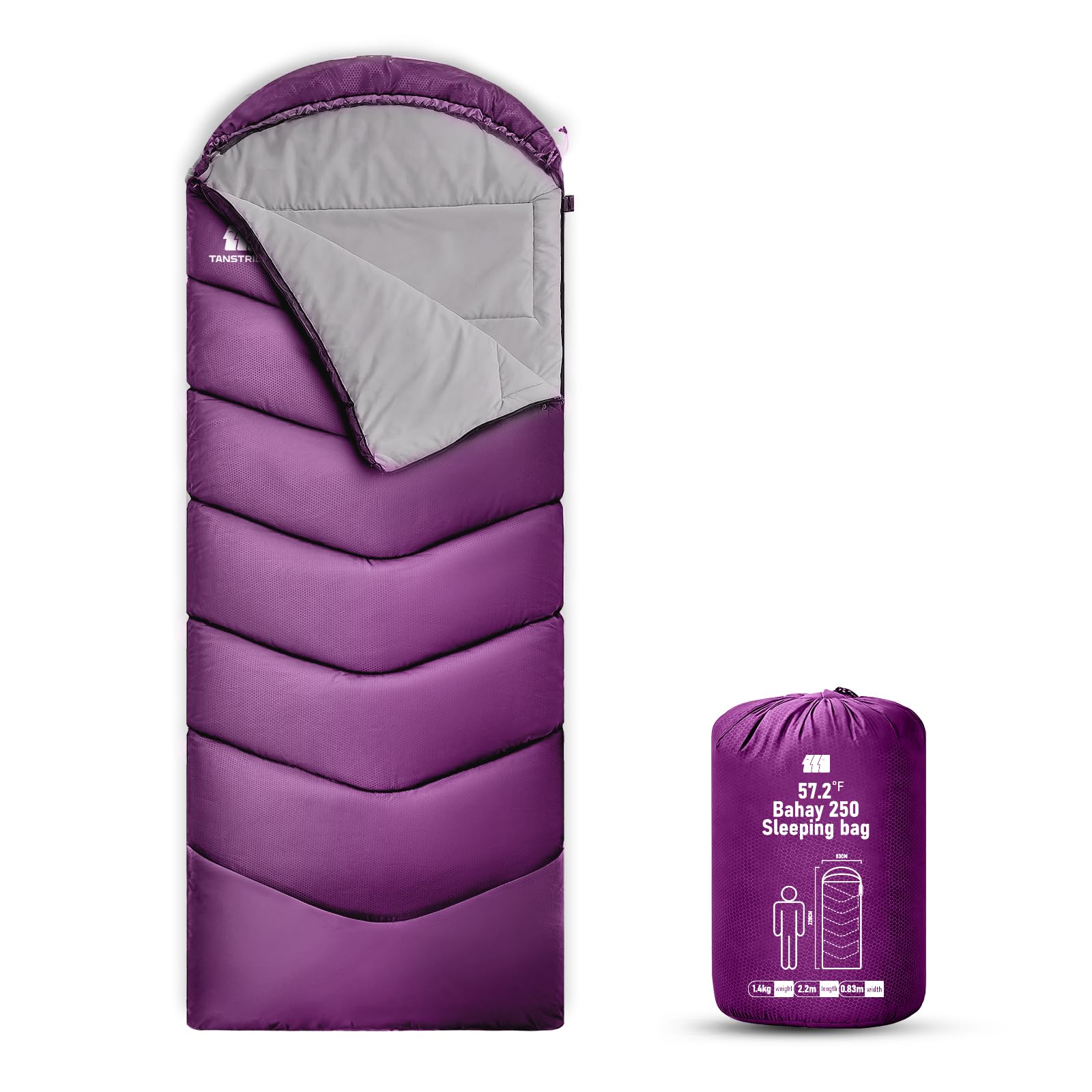 Sleeping Bags for Adults Warm Weather,Sleeping Bags, Portable, Waterproof, 3lb Lightweight Sleeping Bag for Tall Girls Boys with Compression Sack for Warm Camping, Hiking, Outdoor & Indoor