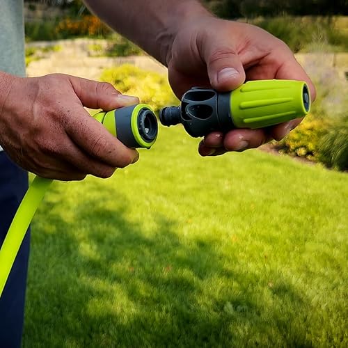 Miniatura 8 de Flexzilla Kit de manguera de jardín con accesorios de conexión rápida, 12 pulgada x 50 pies, resistente, ligero, ZillaGreen - HFZG12050QN