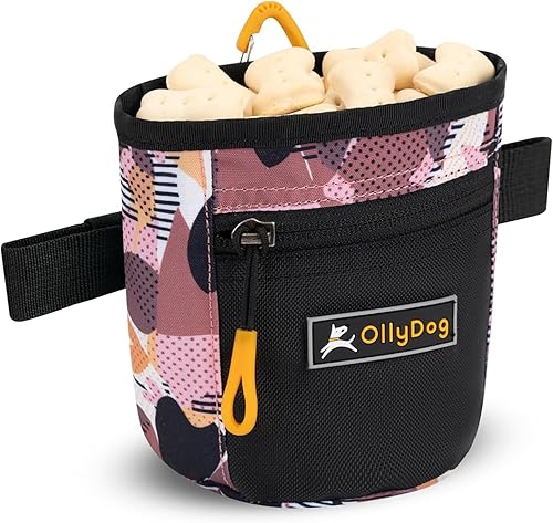 Miniatura 3 de OllyDog Bolsa de golosinas para perros, clip para cinturón de cintura para entrenamiento manos libres, cierre magnético, entrenamiento de perros y