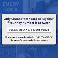 Vista 5 de PACLOCK Candado de la serie Job-Box Lock, compre American Act obediente, aluminio anodizado plateado, cilindro de 6 pines de alta seguridad, un