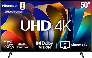 Hisense 50 inch Smart TV UHD 4K E6N-Dolby Vision