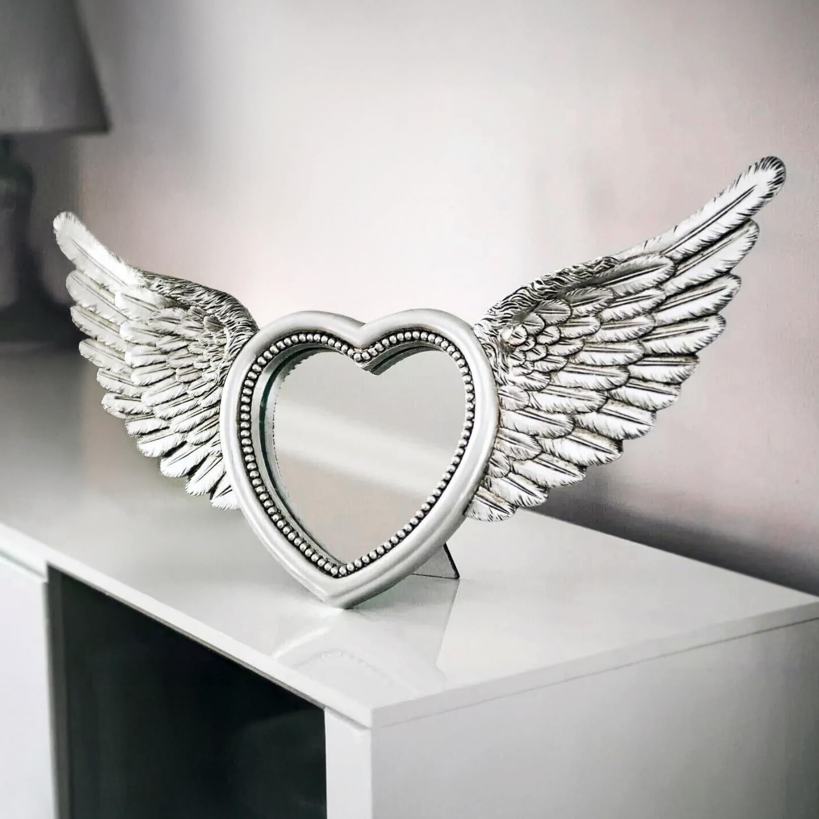 Miroir Forme Image Vectorielle Coeur Avec Ailes D'ange Illustration  Vectorielle Le Miroir Du Coeur, image size:1620x1620