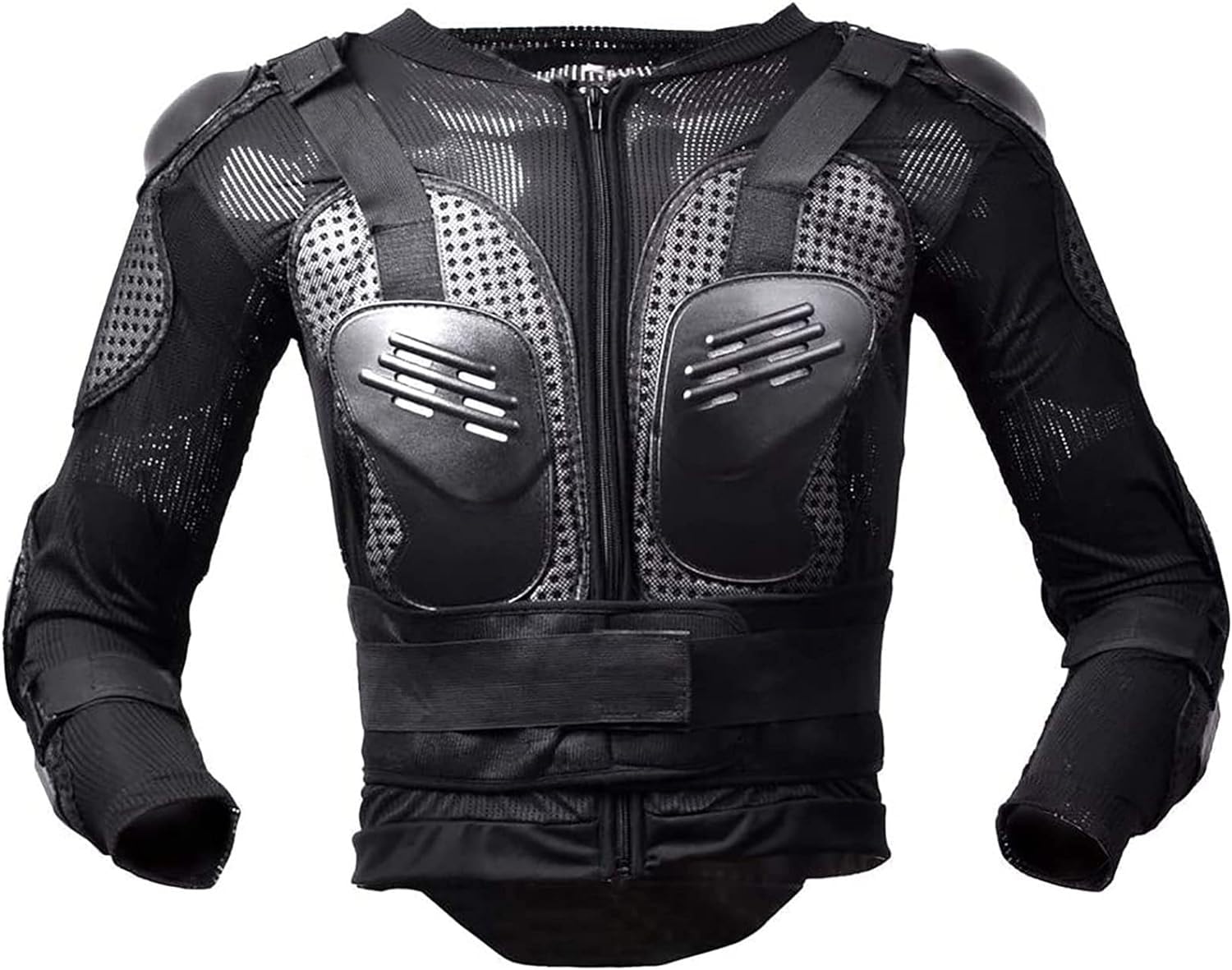 Motorrad-Ganzkörperpanzerung, Schutzausrüstung, Jacke, Pro-Straßensport, Motocross-Rennhemd, Jackenschutz Mit Brust- Und Rückenschutz, Motorrad-Schutzpanzerung B,M.