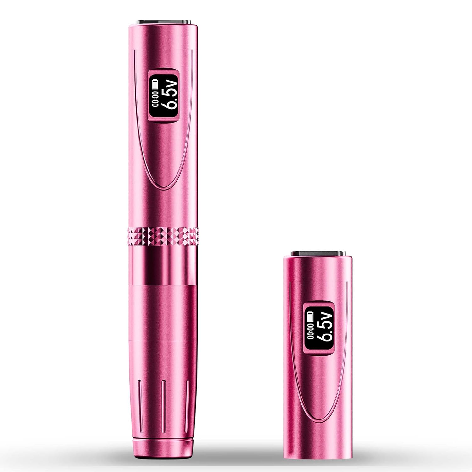 P1 Wireless Permanent Makeup Machine - Rotary Tattoo Machine Pen for Microblading Eyebrow, Eyeliner, Lip, Cosmetic Tattoo - Lightweight, Slim, Ideal for Women Artists, Rose