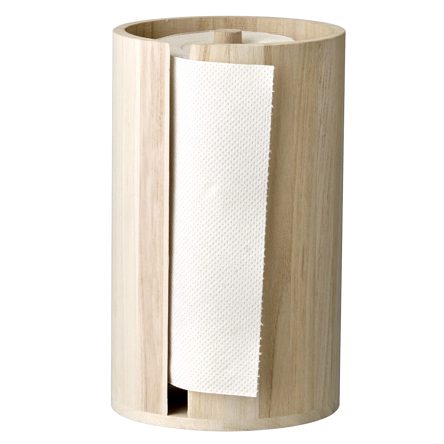 Bloomingville Kitchen Roll Holder, Wood, Brown, 25.5cm