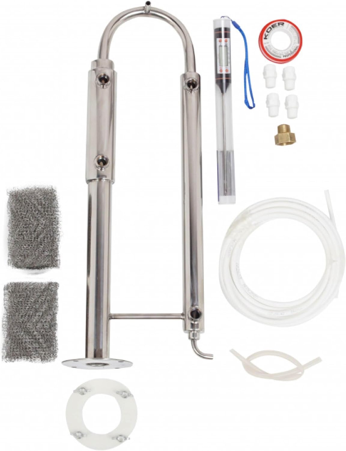 Generic Start Moonshine Still - Compact and Efficient Home Distillation Kit (15 liters), Silver