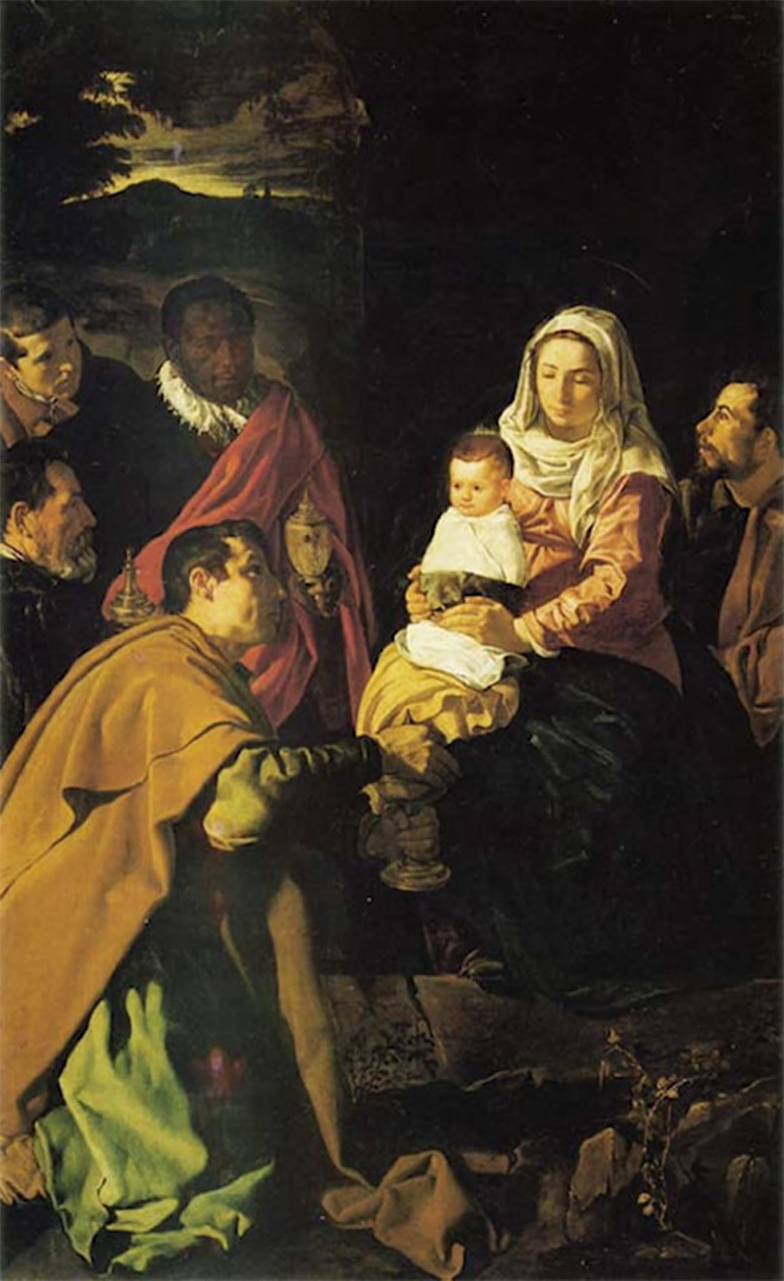 POSTERIIk Famous Print Pop Art Wall Art Graffiti the Adoration of the Magi by Diego Rodriguez De Velazquez Art Prints for Home Decor 60x90cm