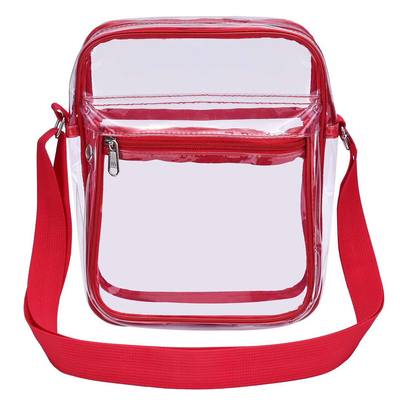 Clear Messenger Bag for Work & Business Travel for Men & Women,Stadium Approved ，Cross-Body Shoulder Bag