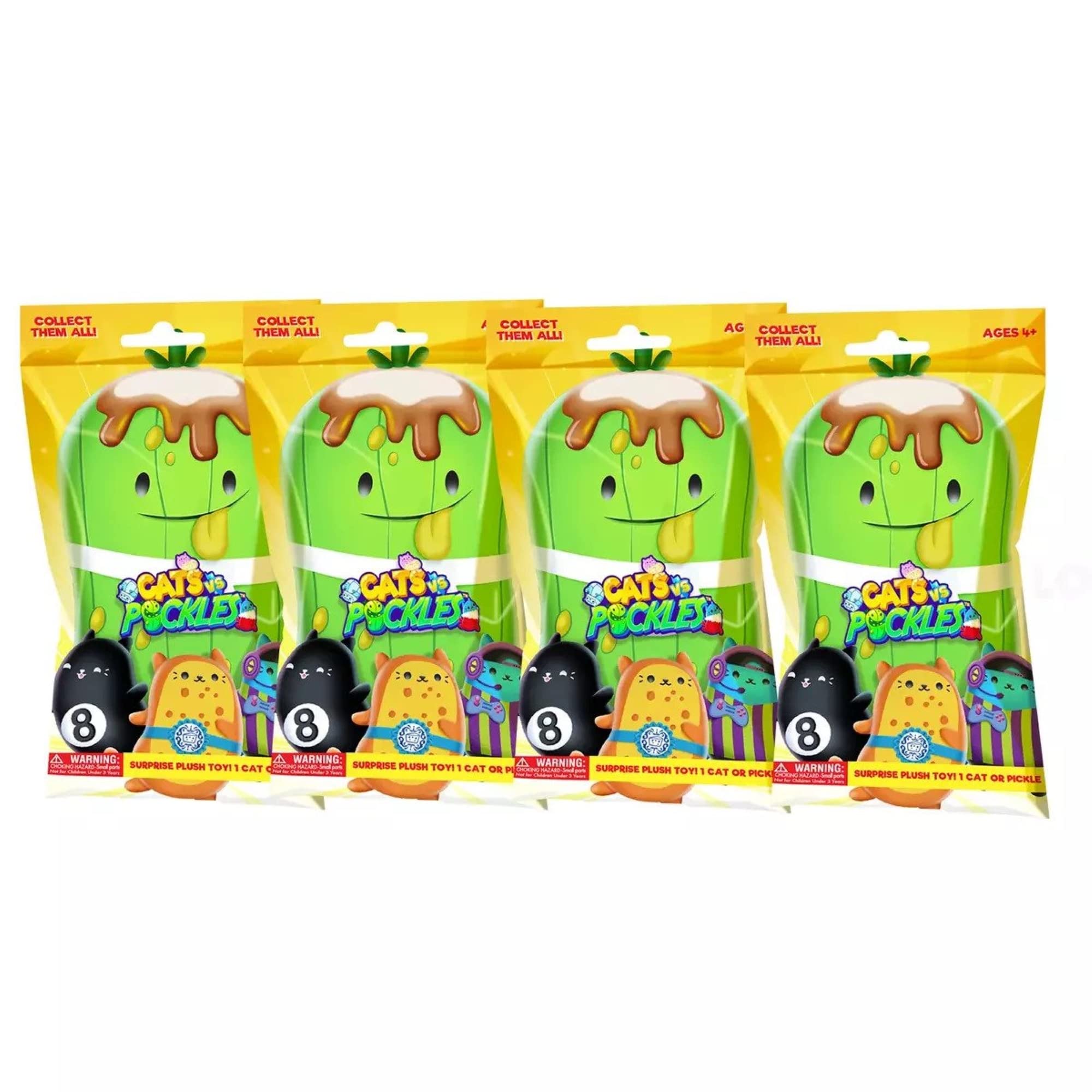 Cats vs PicklesWM - CVP 4PC Polybag Gold Bean Mystery