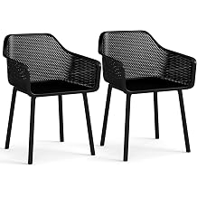 KOTEK Plastic Dining Chairs Set of 2