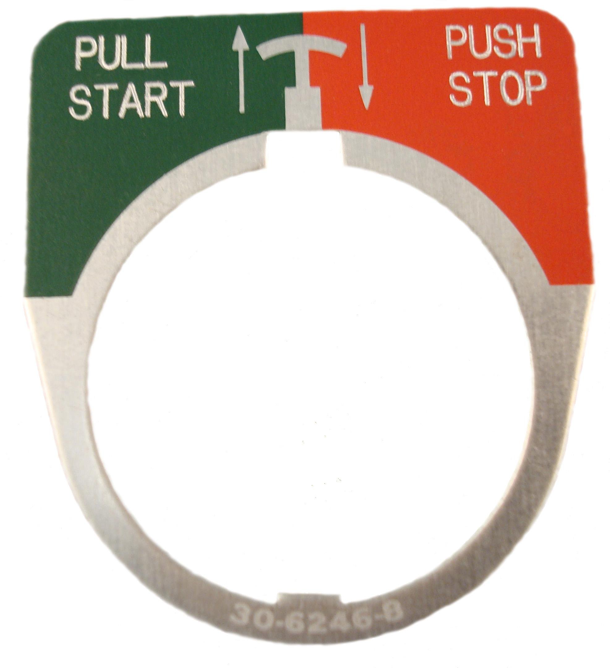 Legend Plate, Push/Pull, Start/Stop