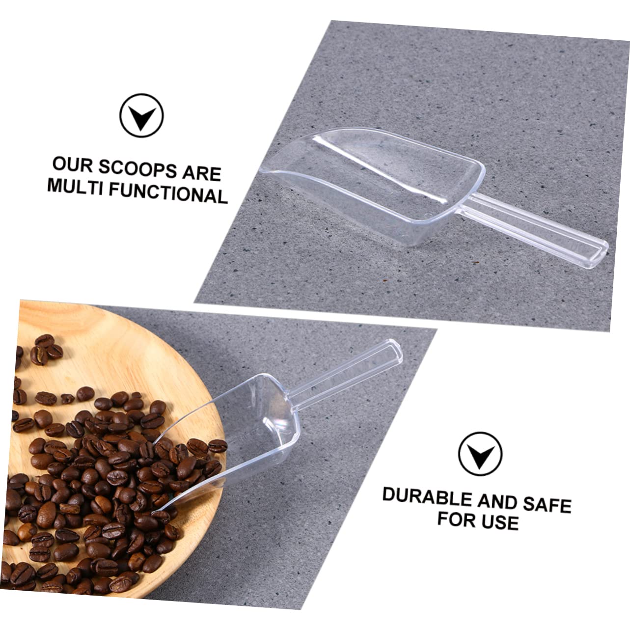 MAGICLULU 30 Piezas cuchara medidora poder de lavado pala de comida ice cream scoop soperas minitaza medidora cucharón pala de cubitos de hielo cuchara de el plastico.