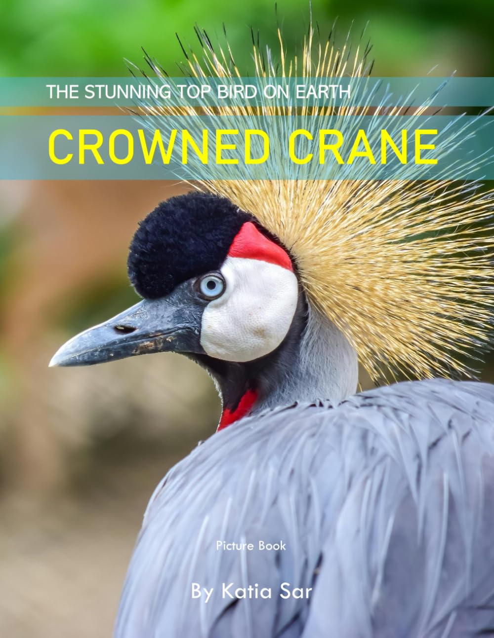 Crowned Crane: A perfect Picture Book - For Bird Watchers and Nature Enthusiasts .