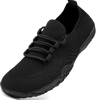 ZGPWZWL Barefoot Shoes Womens Ladies Trainers Zero Drop Lightweight Workout | Wide Toe Box | Minimalist Trainers | Non-Slip Grip | Ladies Walking Running Tennis | Outdoor Trail | Workout Sneakers