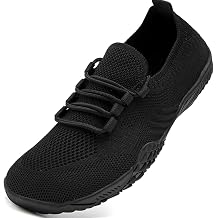 ZGPWZWL Womens Trainers Barefoot Shoes Minimalist Ladies Shoes Zero Drop Non Slip Athletic Gym Sneakers Lightweight Breathable Outdoor Casual Trail Running Shoes