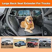 Vista 4 de Vailge Funda de asiento de automóvil para perros, extensor de asiento trasero grande para perros, impermeable, no inflable, parte inferior dura
