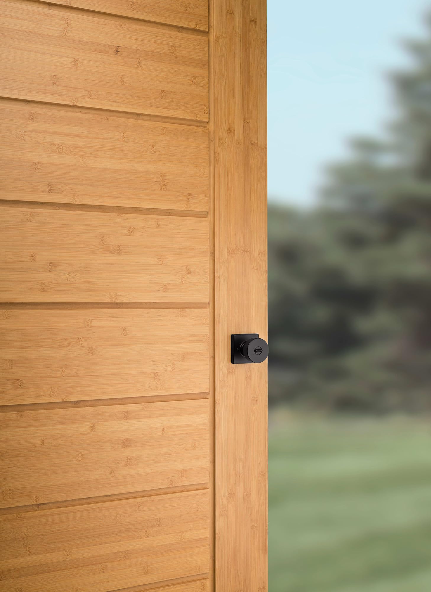Kwikset 740PSKSQT-26DS 740PSKSQT-S Pismo - Juego de pomos para puerta de entrada con llave de un solo cilindro con rosa cuadrada y llave inteligente