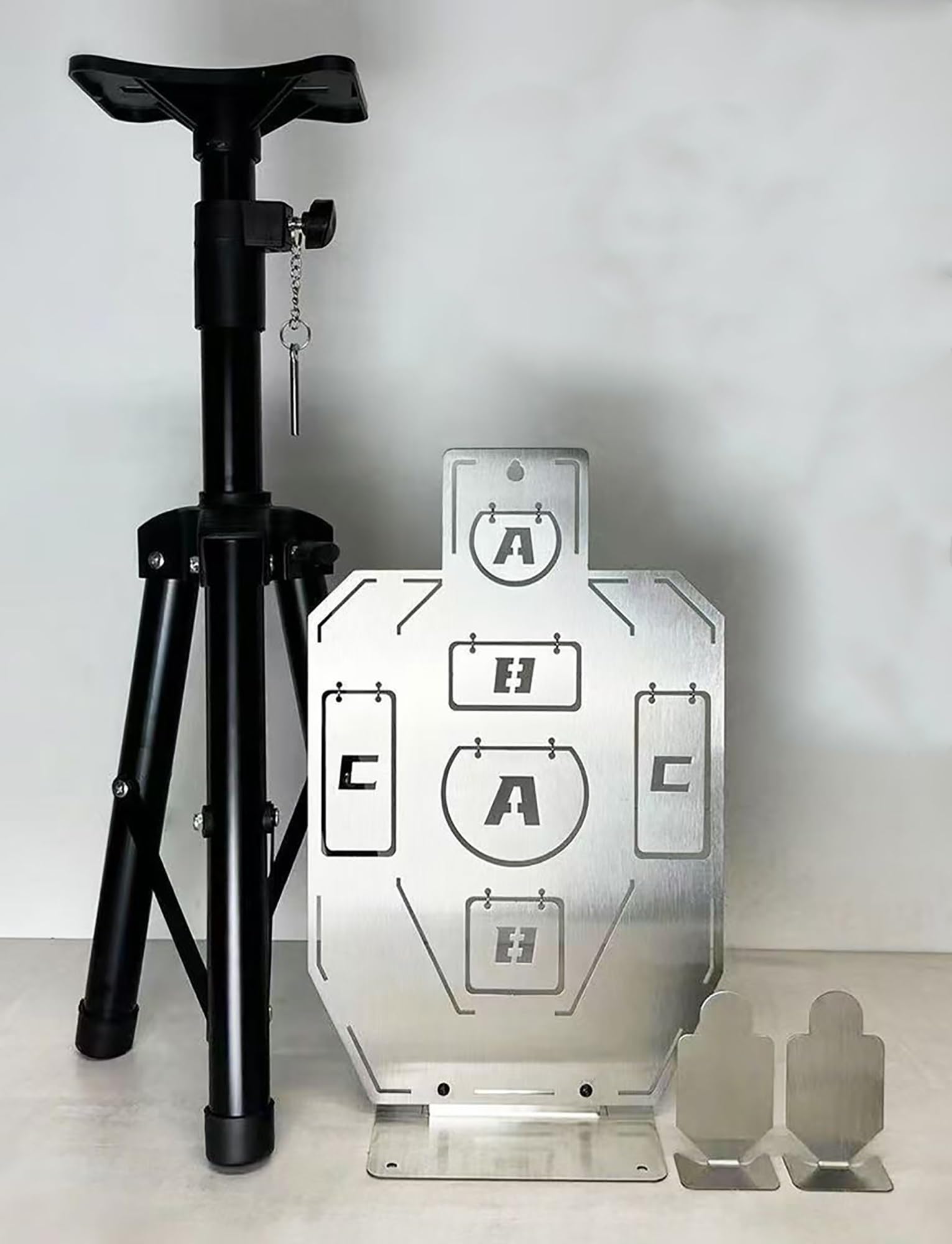 Bersaglio da scherma, Bersaglio in acciaio inossidabile con supporto, Attrezzatura da scherma domestica, Bersaglio da scherma, Attrezzatura da scherma, Strumenti for allenamento for scherma, Bersaglio