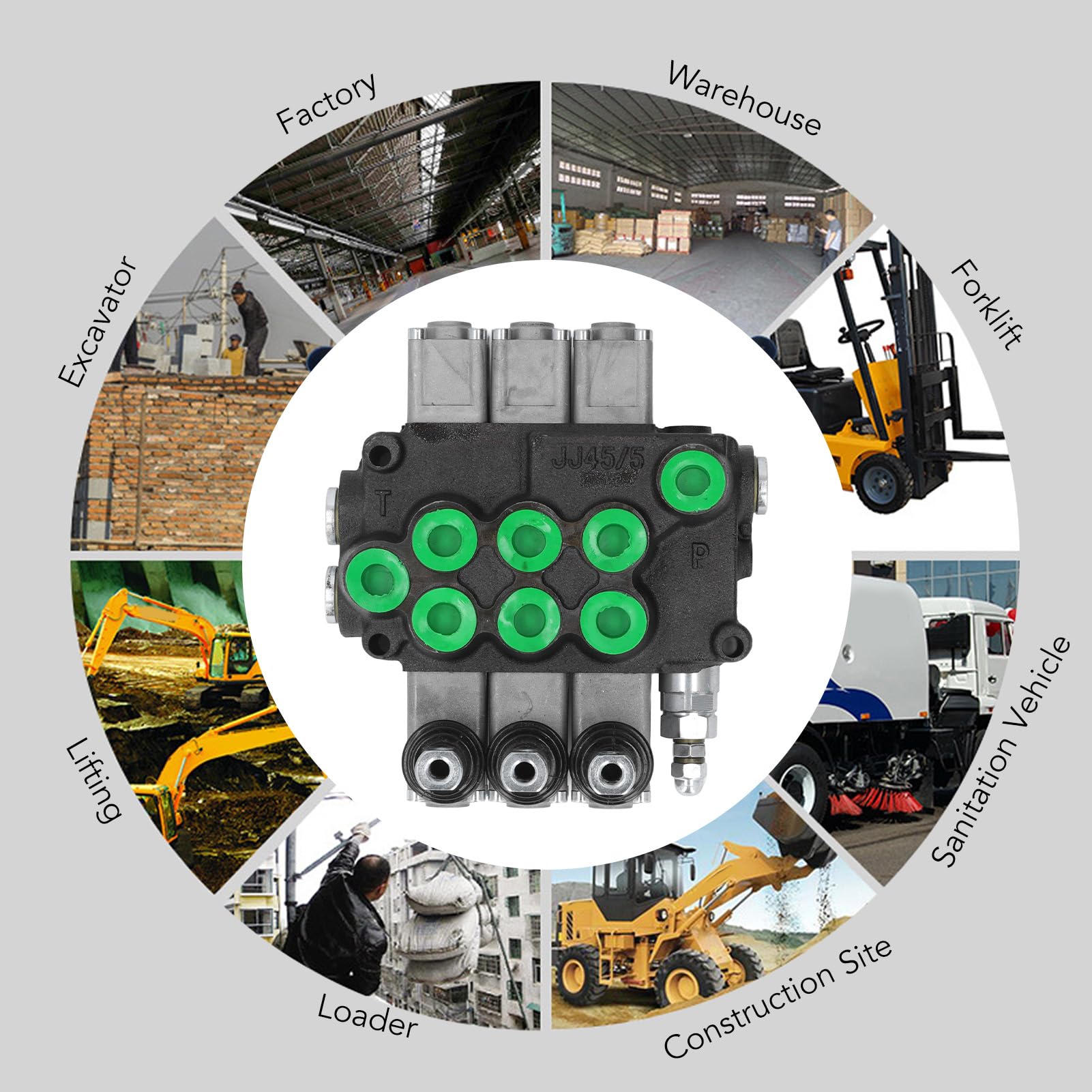 Hydraulisches Steuerventil – 1-Spulen-Wegeventil, Produktbild-Vorschau 2