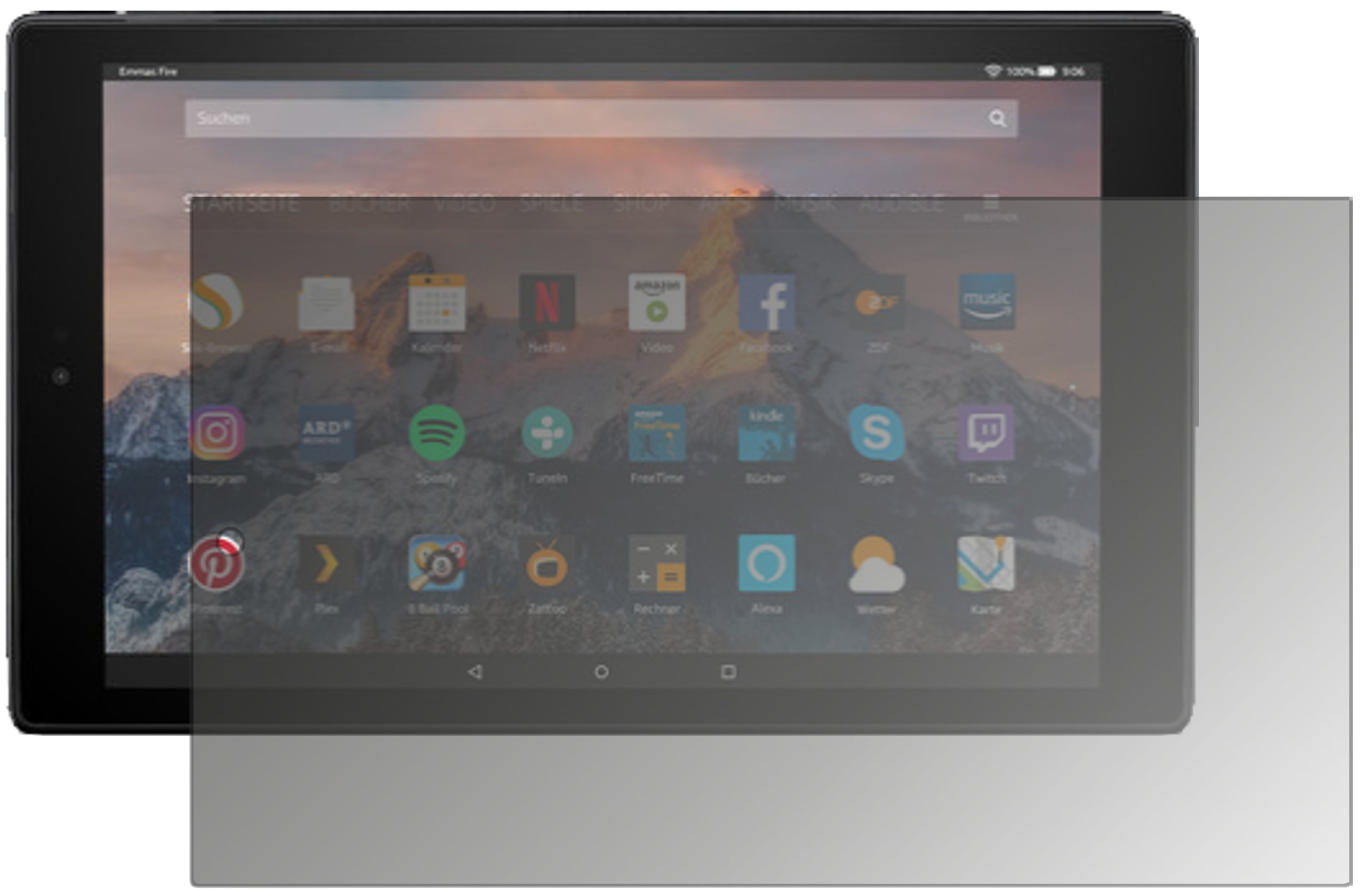 dipos Protection écran anti-espion pour Amazon Fire HD 10 2017 Modell