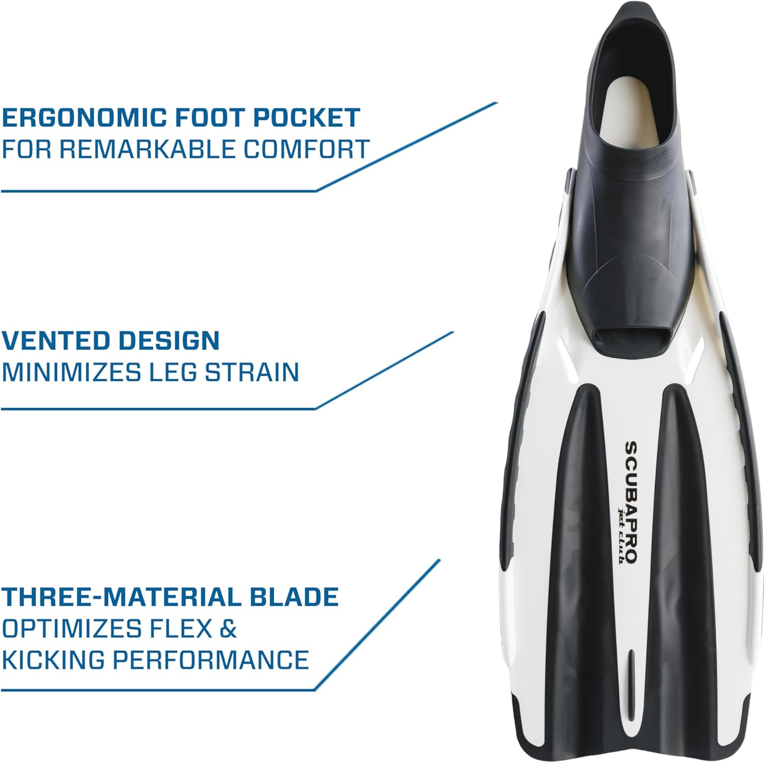 Scubapro Jet Club Full Foot Snorkeling Fin