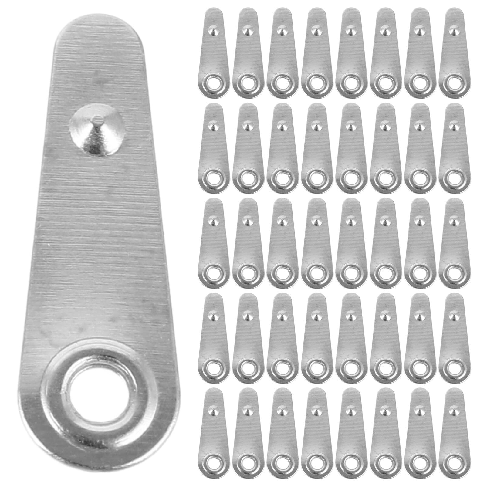 Attaches pour cadre photo Homoyoyo en fer argenté | Lot de 1000 pièces robustes