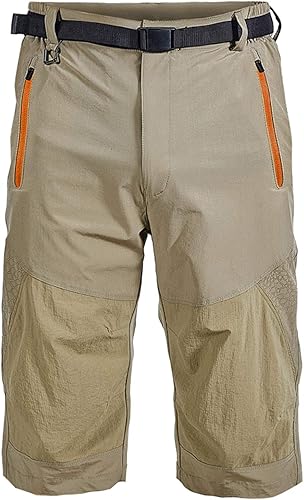 Mr.Stream - Pantalones cortos cortos para hombre, estilo capri de playa 34