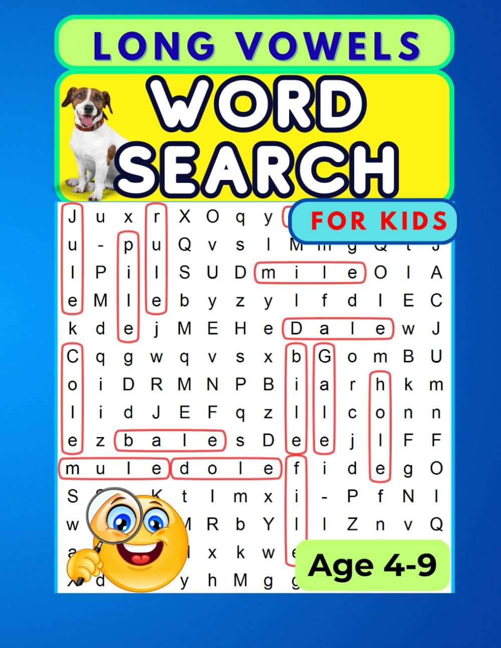 LONG VOWEL WORD SEARCH FOR KIDS
