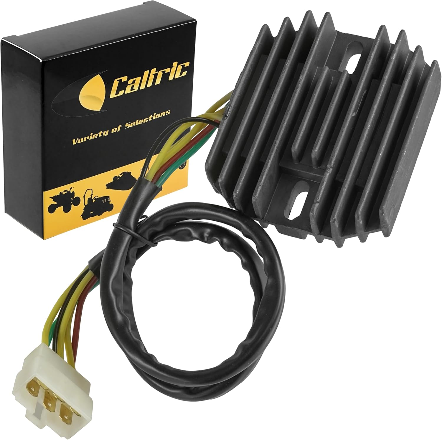 Caltric Regulator Rectifier Compatible with Kawasaki Vn1500 Vulcan Nomad Fi 1999 2000-2004