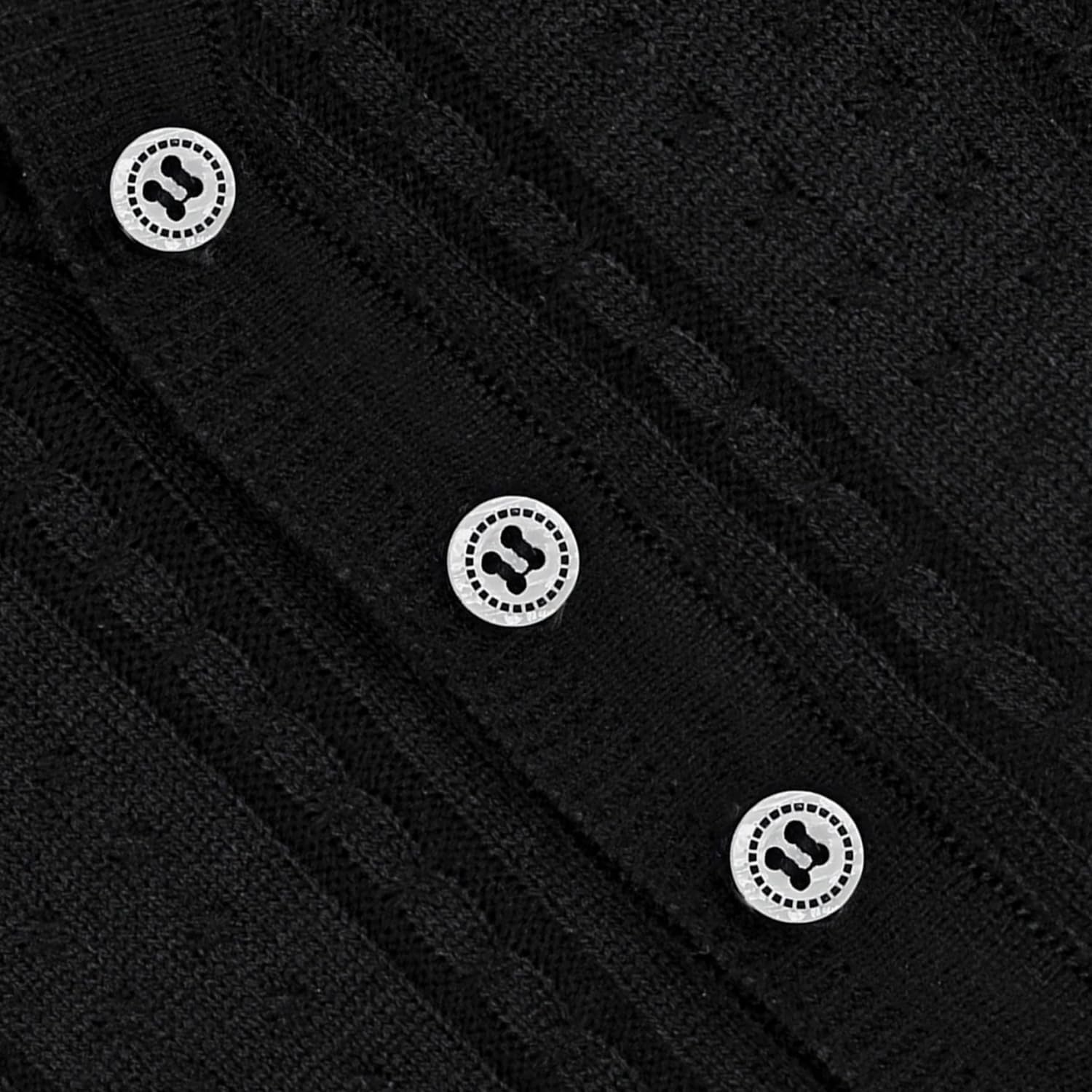 Lilax Baby Boy Cable-Knit Basic Knit Cardigan Sweater - Image 4