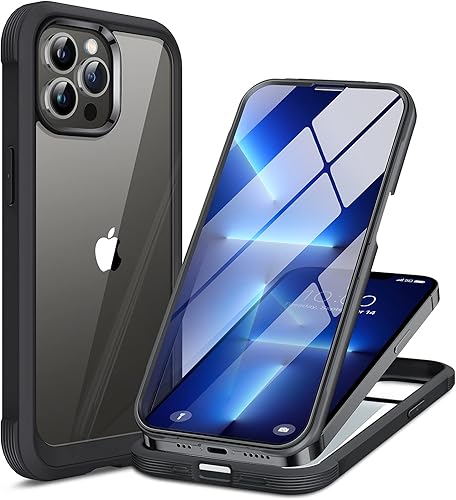 Miniatura 218 de Miracase Funda para iPhone SE de 3ª/2ª generación 2022 2020 de cuerpo completo con protector de pantalla de vidrio integrado, resistente protección
