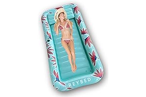Floral Tanning Pool - Personal Relaxation Lounger