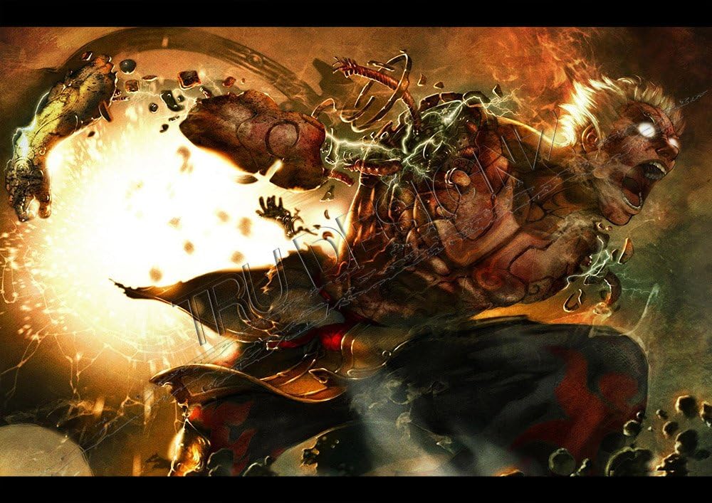 Tru Designz Accessories Asuras Wrath Broken Arms Poster A1 A2 A3 Wall Art