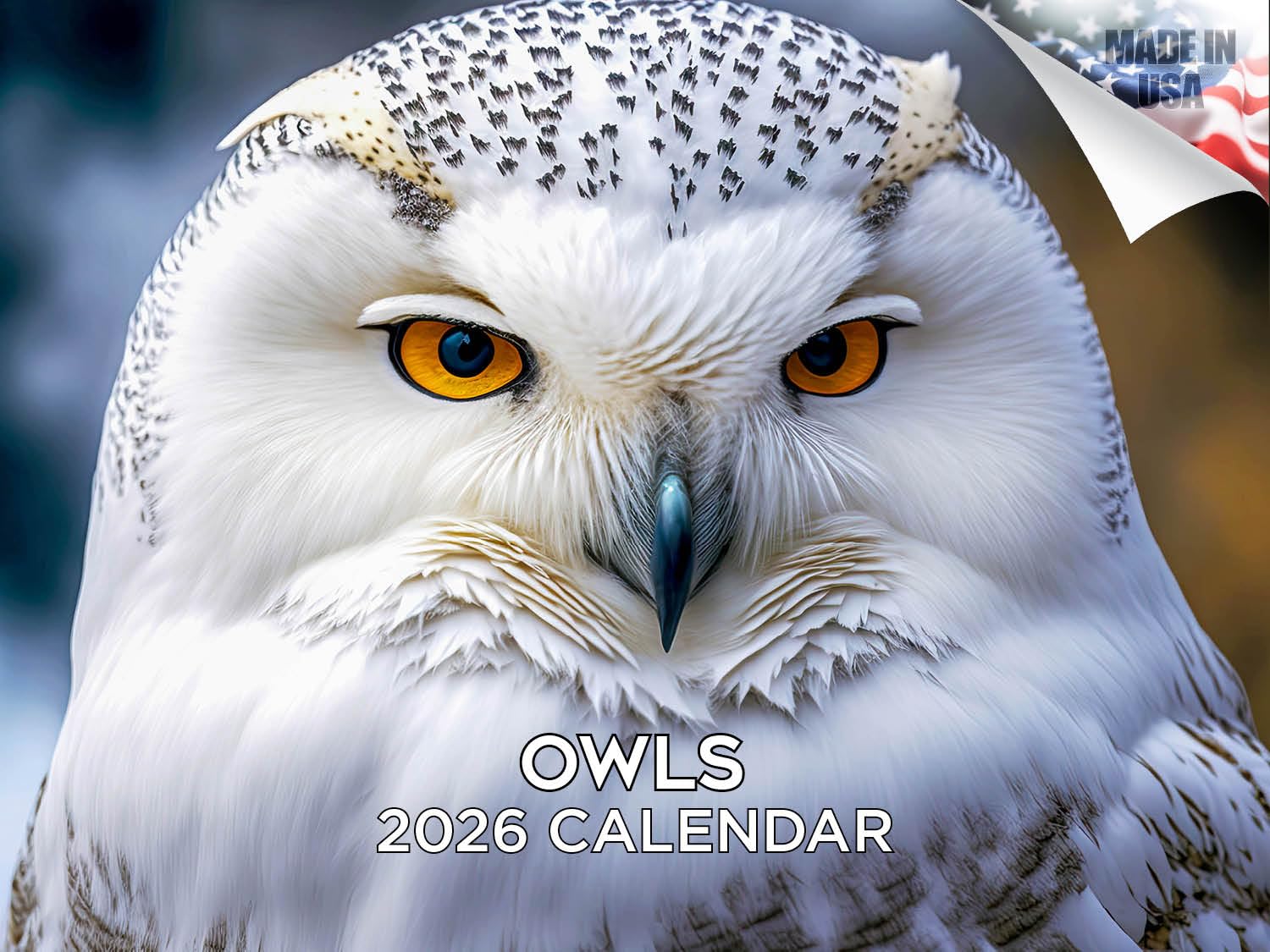 Kalendarz 2024 2025 sowy - miesięczny kalendarz ścienny z ptakami - 30 x 45 cm otwarty - gruby papier bez przebarwień - prezent - akademicki planer nauczyciela kalendarz organizowanie i planowanie