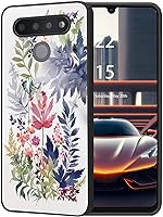 Vista 8 de Funda protectora duradera para LG Stylo 6 para LG Stylo 6 2020 6.8 pulgadas, diseño de hojas de aguacate