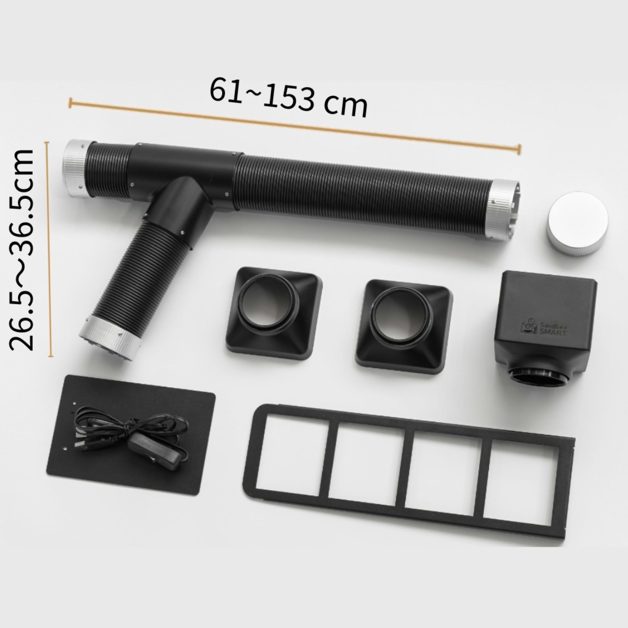 Amazon | SANDBOX SMART F2 桌上型煙吸収装置 吸煙ファンUSB給電 超省